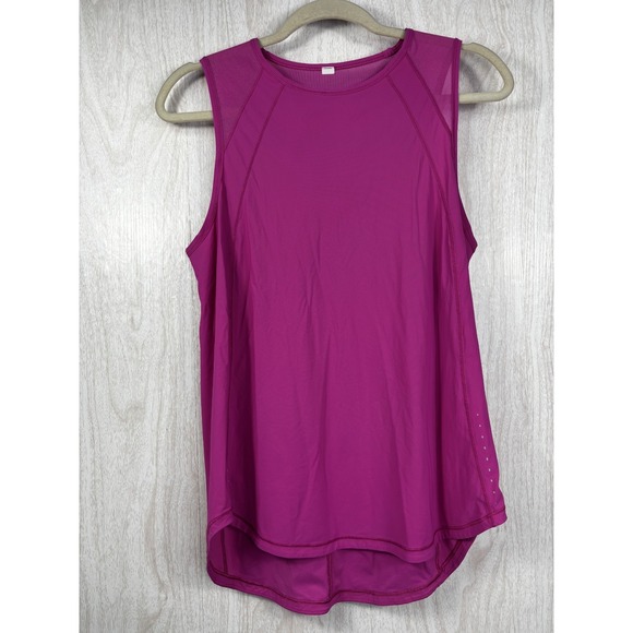 Lululemon Sculpt Tank Womens M Plum Regal Performance Athleisure Gym‎ Top!! - Picture 3 of 9